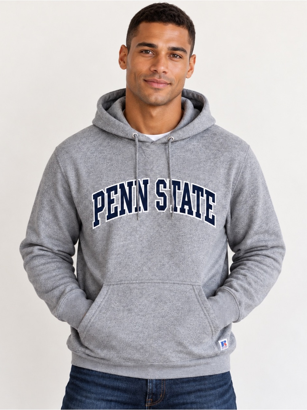 Russell Athletic Penn State Nittany Lions Grey Hoodie Size S